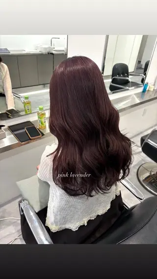 ロング ParveMix 宮﨑 梨里のヘアスタイル