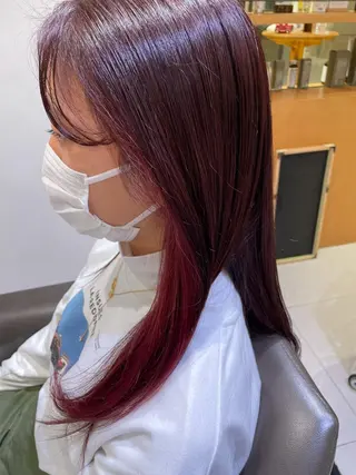ミディアム 大橋 芽衣のヘアスタイル