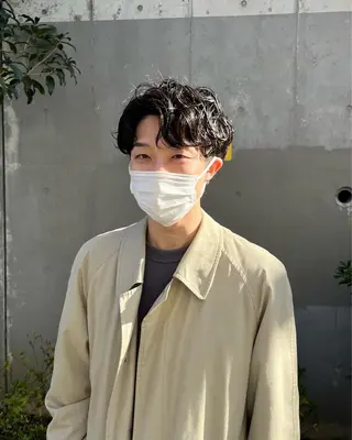 パーマ 宮崎 恵多のヘアスタイル