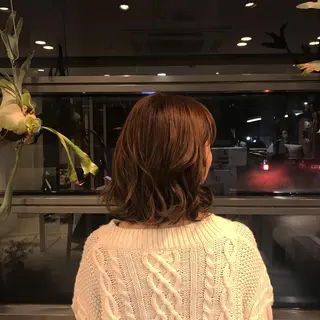 ミディアム 菅原 彩加のヘアスタイル