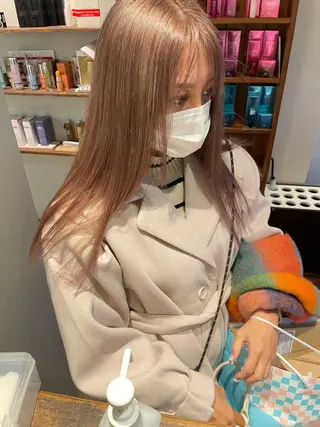 ロング カラー 渡辺 瑠美のヘアスタイル