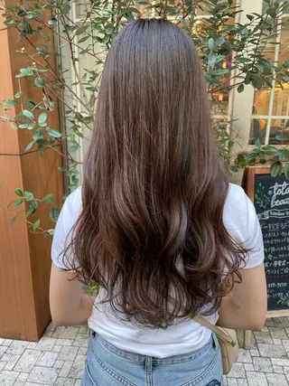 ロング パーマ ボブ ブリーチ/miinaのヘアスタイル