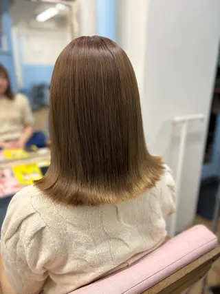 ミディアム カラー ナギサ 🐶のヘアスタイル