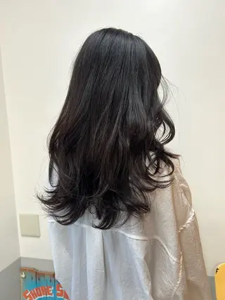 ロング 飯田 大樹のヘアスタイル