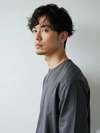 パーマ メンズ 村田 淳のヘアスタイル