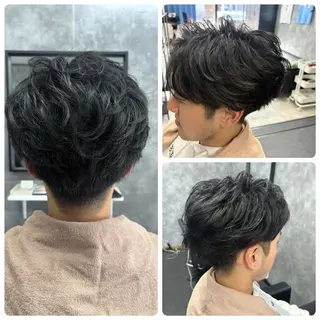 パーマ メンズ ヘアーメイクマロン ヘアーメイクマロンのヘアスタイル