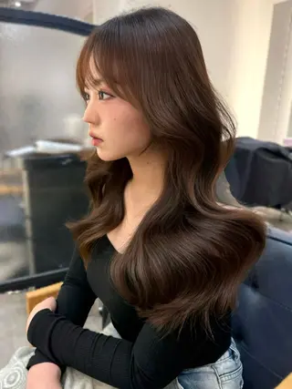 ロング ace share salon所属・韓国風パーマ/ 菅沼 成郷のヘアスタイル
