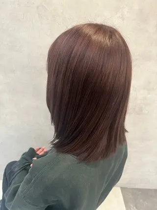 ミディアム 森本峻介 ボブ/透明感カラーのヘアスタイル