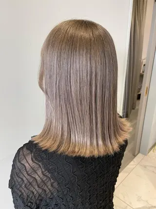 ミディアム 吉原 愛美のヘアスタイル