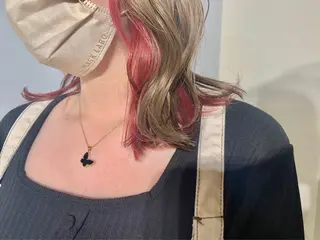 ミディアム カラー La fith hair ray所属・メンズ/パーマ/ ブリーチ/KAITOのヘアスタイル