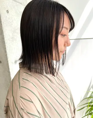 ミディアム 髪質改善ストレート /Kentoのヘアスタイル