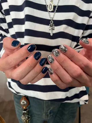 メンズ ネイル ナチュラル透明感🌱 小山美樹子のヘアスタイル