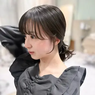 セミロング mashu Atoro所属・梅田美容室/レイヤー /ベージュ/miyuのヘアスタイル