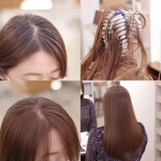 カラー 白髪ぼかし/美髪矯正 /宮崎陽平のヘアスタイル