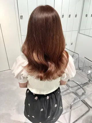 ミディアム 韓国ハッシュカット/ 新宿/髪質改善/岡崎のヘアスタイル