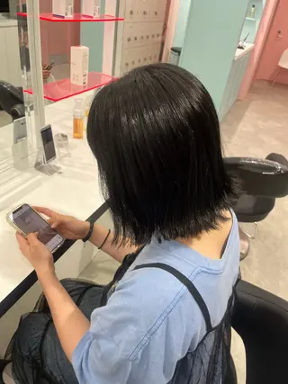 ショート カラー みう/仙台/暖色/ 艶髪/顔周りカット/のヘアスタイル