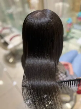 ロング ボブ/ハイトーン髪質 改善/越谷✨クラモチのヘアスタイル