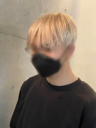 メンズ 韓国リアルハッシュ レイヤーカットのヘアスタイル