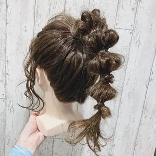 セミロング ヘアアレンジ 古沢 みづきのヘアスタイル
