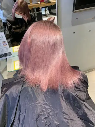 ミディアム カラー パーマ ヘアアレンジ メンズ ネイル マツエク・マツパ LINDOTOKYO梅田所属・酸性ストレート 髪質改善大槻勇樹のヘアスタイル