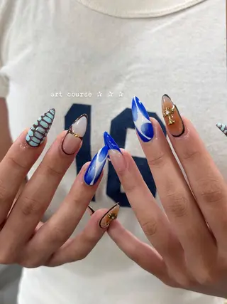 ネイル 🤎Two ERI🤎のネイルデザイン