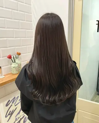 ロング カラー 古市 萌乃華のヘアスタイル
