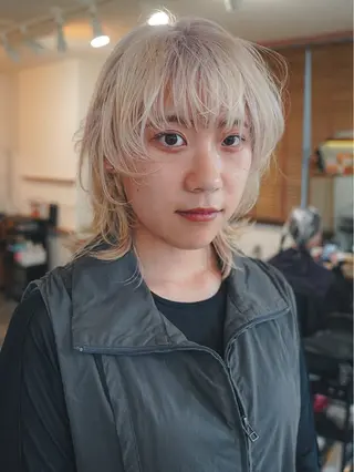 ショート カラー 梅田  illfrere 所属・イルフレール ryuのヘアスタイル