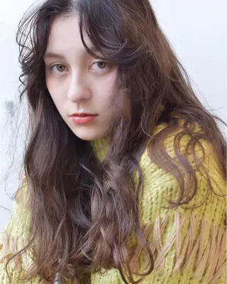 ロング カラー kimika🥑 メンズ/髪質改善のヘアスタイル