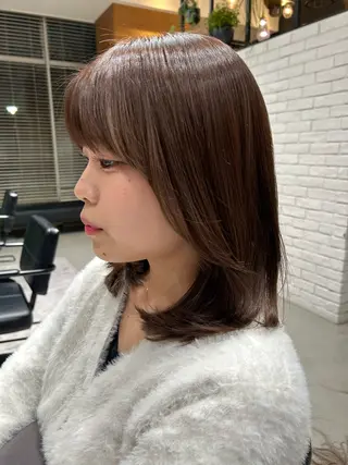 セミロング The C海老名店所属・🕊️柳谷 壽里🕊️のヘアスタイル