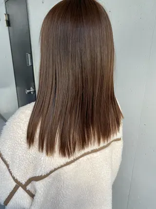 ミディアム カラー お任せヘア☘️☘️ 及川渚のヘアスタイル