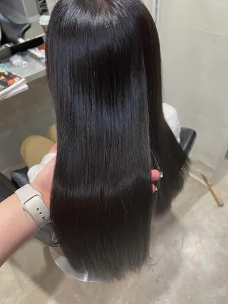 ロング カラー Rio/ヘアセット/ ハイトーンカラーのヘアスタイル