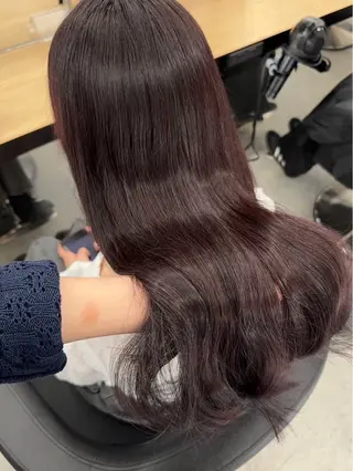 ロング miku/ラベンダー 透明感カラー🪻❤︎のヘアスタイル