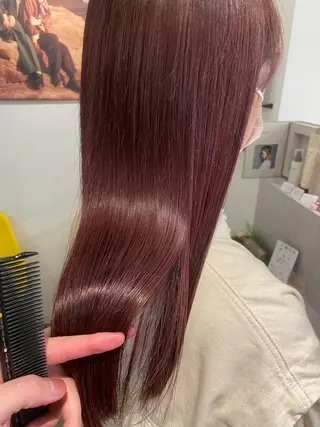 ロング カラー イトウ アキノリのヘアスタイル
