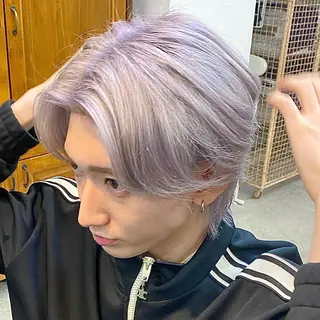 ショート カラー メンズ Vicke所属・メンズ専門/韓国風 ❤️‍🔥吉野あいかのヘアスタイル