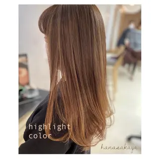 ロング カラー 平田 健一のヘアスタイル