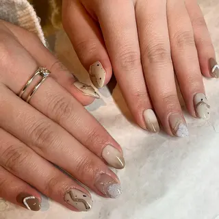 ネイル フリーランス¨̮⃝ ネイリストOKADAのネイルデザイン