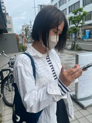 ショート カラー パーマ指名No1 /namiのヘアスタイル