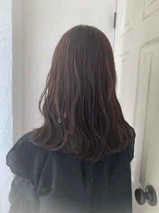 セミロング カラー fio マナミのヘアスタイル