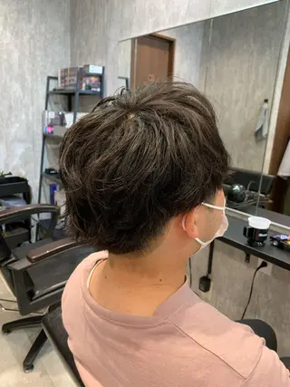 ショート パーマ メンズ AI TOKYO men’s  横浜所属・メンズ支持数No.1 👑リュウ👑のヘアスタイル