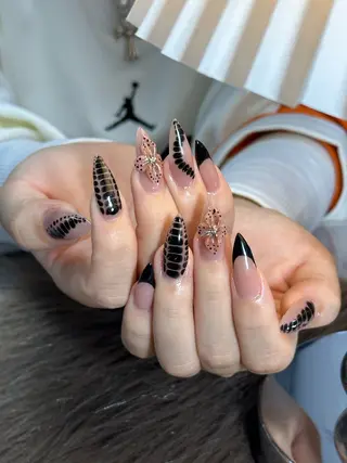 ネイル if Hair＆Nail Salon所属・IKA /海外ネイル /個性派/ワンホンのネイルデザイン