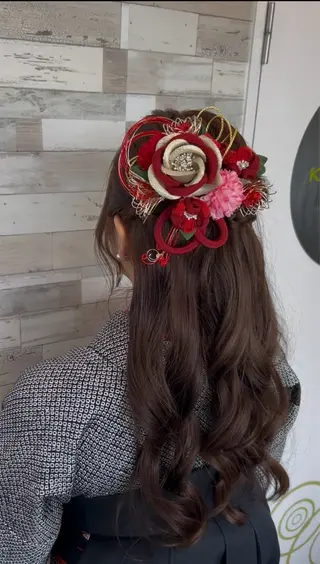 ヘアアレンジ 髪質改善⭐️縮毛 🫧内藤紅葉のヘアスタイル