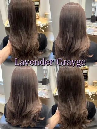 ロング カラー 透明感🫧/ブリーチ /永田　汰伊智のヘアスタイル