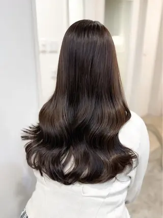 ミディアム カラー ミディアム/顔周り/ ベージュ🌼mayuのヘアスタイル