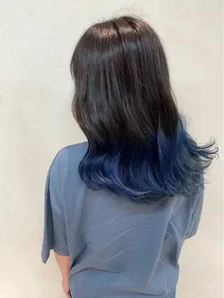 セミロング 透明感カラー/メンズ カット/KOIROのヘアスタイル