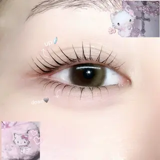 マツエク・マツパ FaB 千葉店所属・🩶LEDエクステ& 上下パーマRAN🪽のマツエク・マツパデザイン