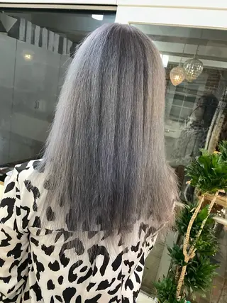 セミロング カラー ヘアアレンジ 久米 治仁のヘアスタイル