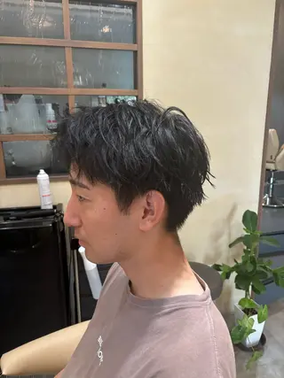 ショート メンズ 鹿児島 TSUBASAのヘアスタイル