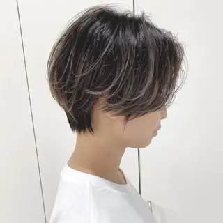 ショート カラー giinii所属・横浜縮毛矯正 ☆渋谷良太のヘアスタイル