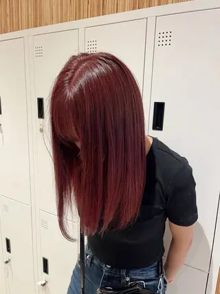 ミディアム あらい しほのヘアスタイル