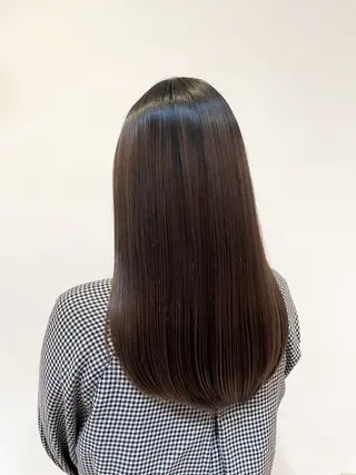 セミロング 石平 暖のヘアスタイル